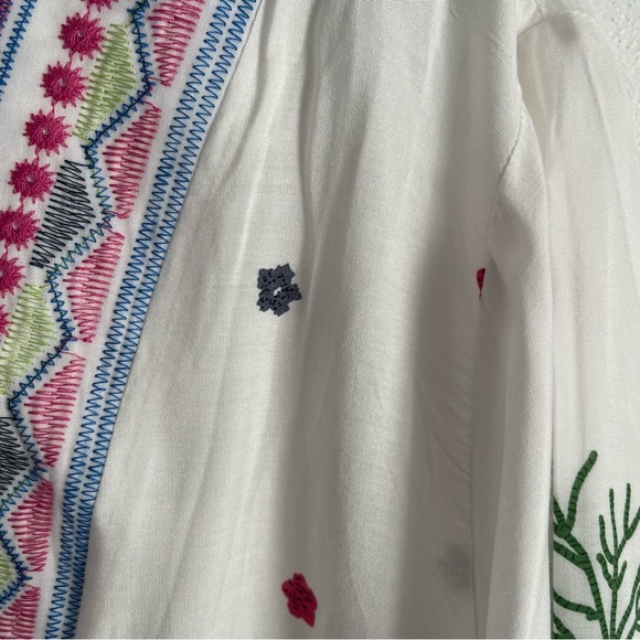 Zoeful women’s embroidered blouse size 3X NWT gives Johnny was vibes boho - Picture 9 of 16